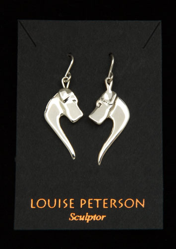 Small Half Heart Earrings